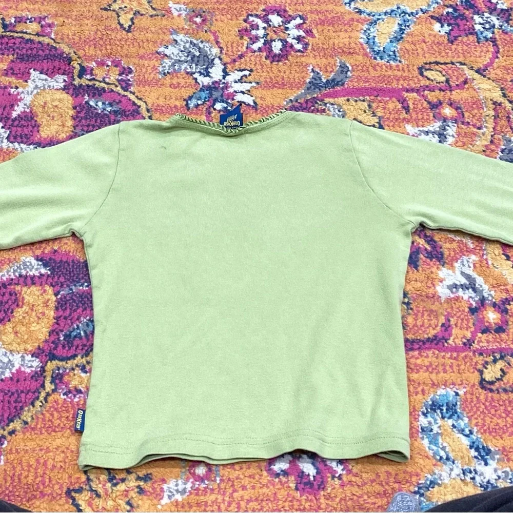 Vintage OshKosh B'gosh Light Green Long Sleeve Tee